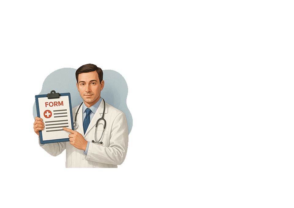 قالب نموذج استمارة حجز مواعيد العيادة الطبية